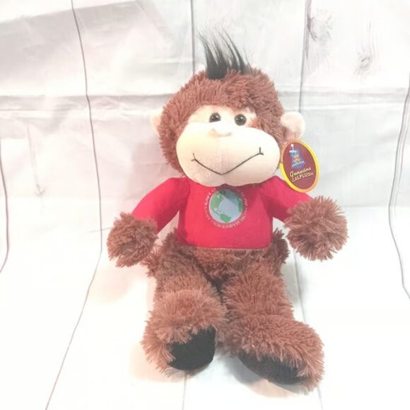 Calplush Brown Smiling Monkey 13' Stuff Animal Plush - Picture 1 of 8